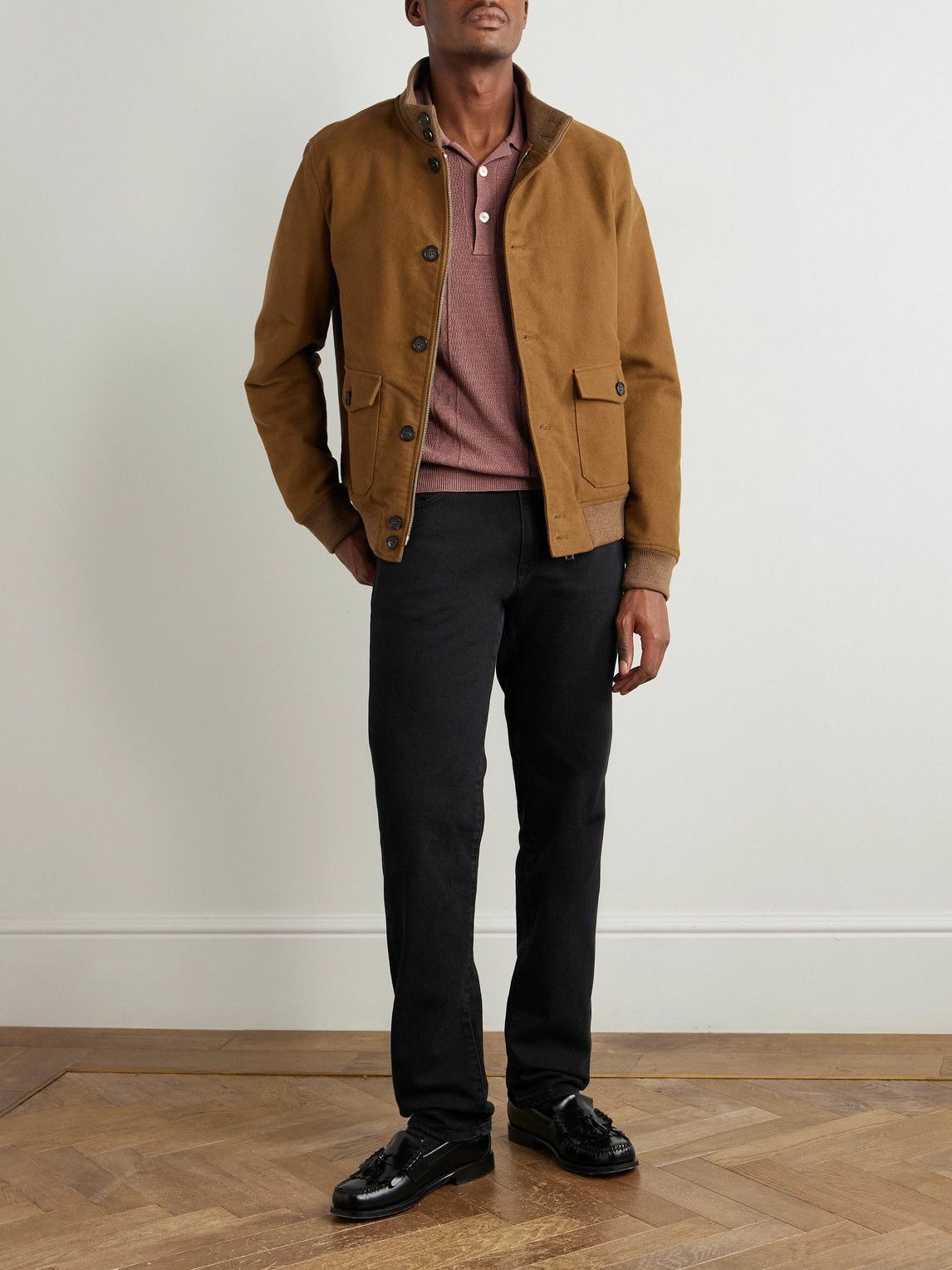 Incotex - Montedoro Cotton-Twill Jacket - Brown