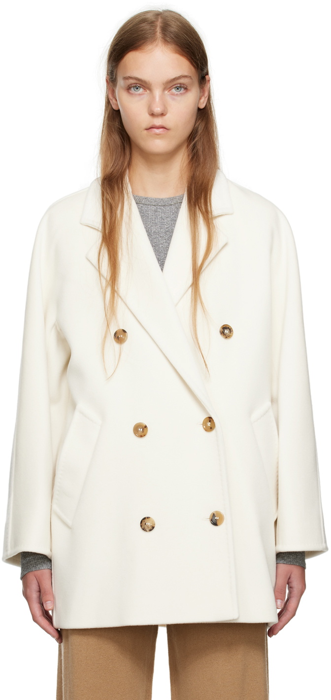 Max Mara White Triacetate Blouse