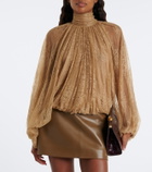 De La Vali Elunara lace blouse