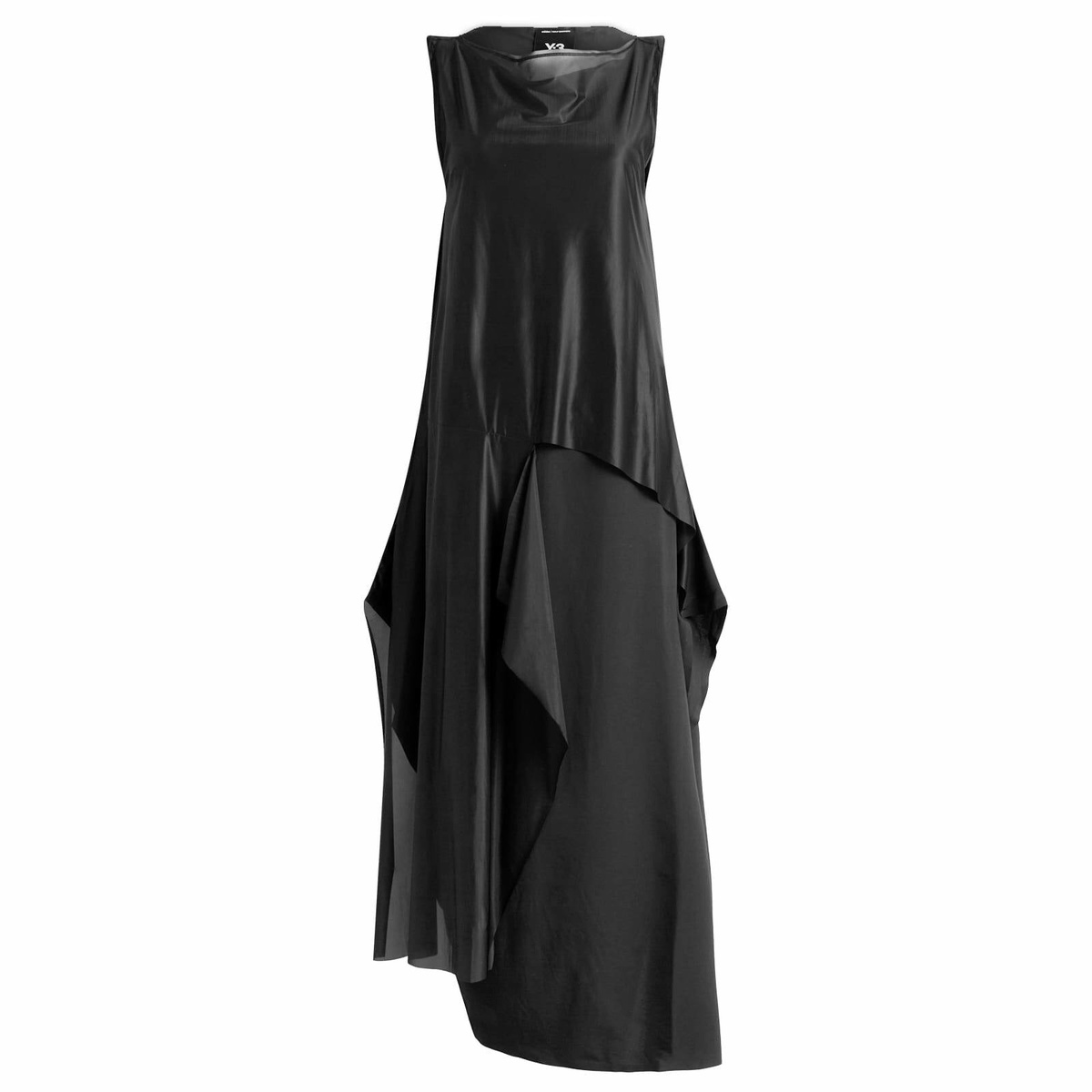 Y-3 Women's Mesh Midi Dress in Black