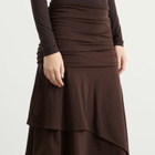 Feners Women's Gresca Skirt in Chocolat