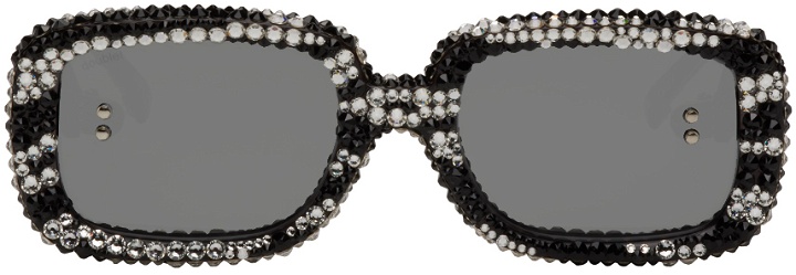 Photo: doublet Black 817 Blanc LNT Edition Decorated Frame Sunglasses