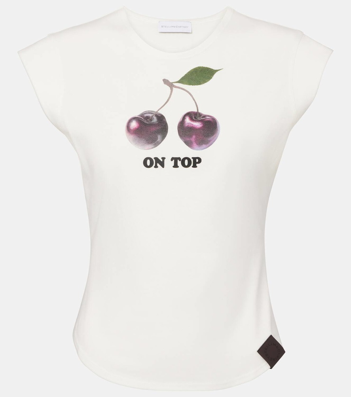 Photo: Stella McCartney Printed cotton jersey T-shirt