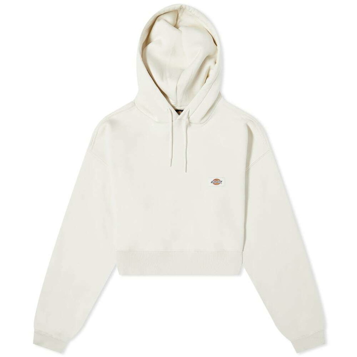 Photo: Dickies Women's Oakport Cropped Hoody in Ecru