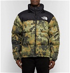 The North Face - 1996 Retro Nuptse Quilted Camouflage-Print Shell Down Jacket - Men - Green