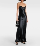 Miu Miu Embellished satin gown