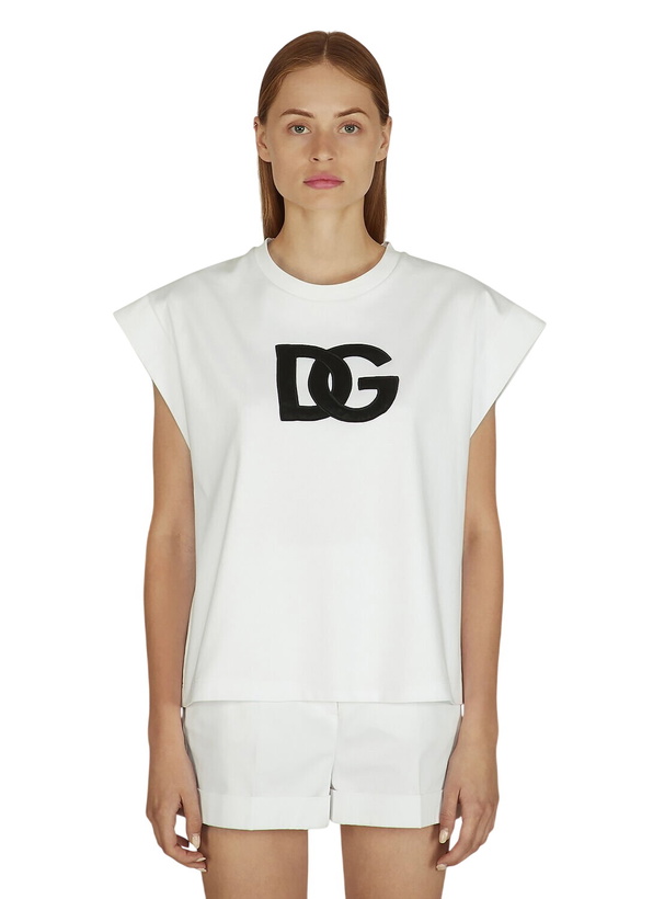 Photo: Dolce & Gabbana DG Logo T-Shirt