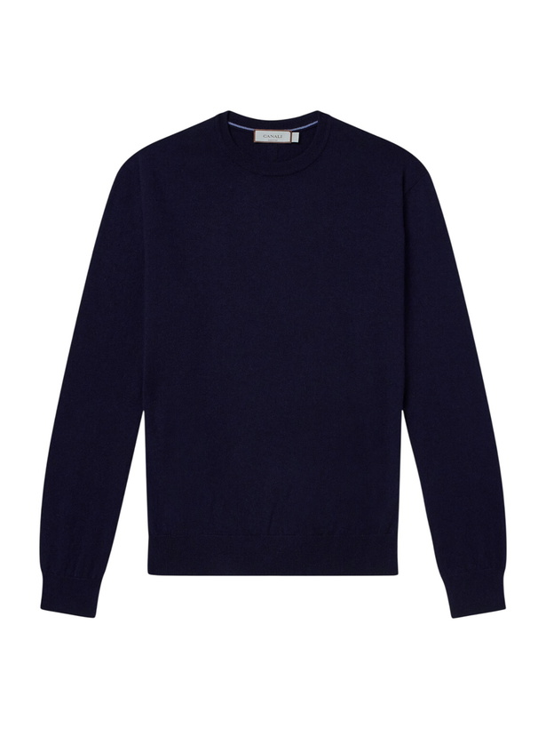 Photo: Canali - Cashmere Sweater - Blue