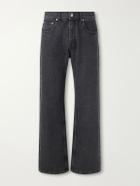 SECOND / LAYER - Big Papi Straight-Leg Jeans - Black