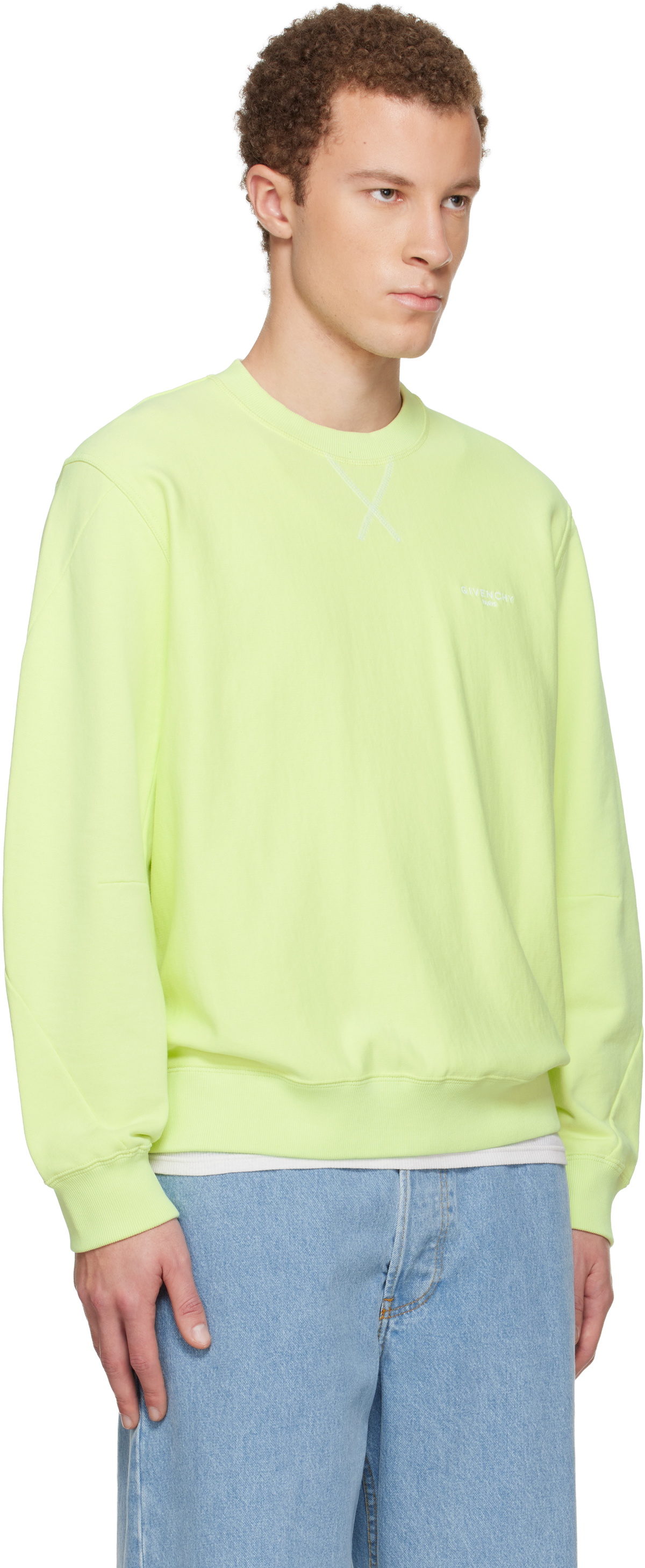 Givenchy Green Couture Seam Sweatshirt
