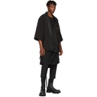 D.Gnak by Kang.D Black Multi Stitch Trousers