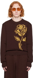 Burberry Brown Rose Sweater