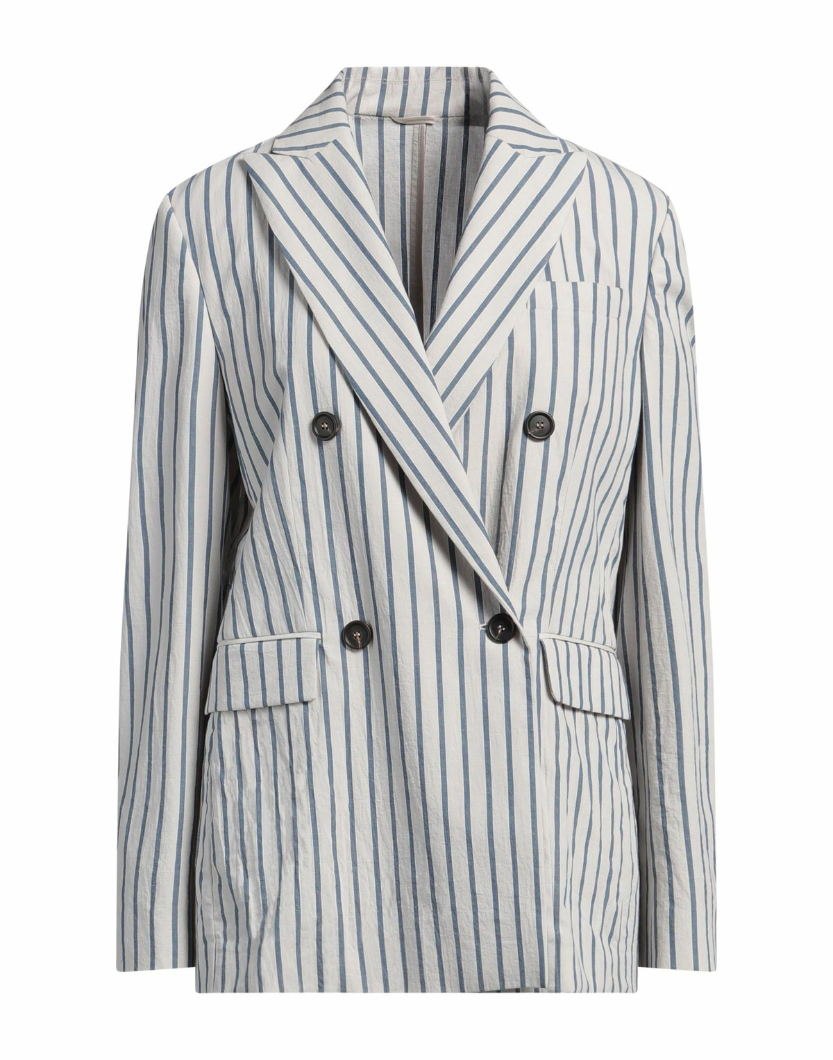Brunello Cucinelli Womens Blazer in Light grey