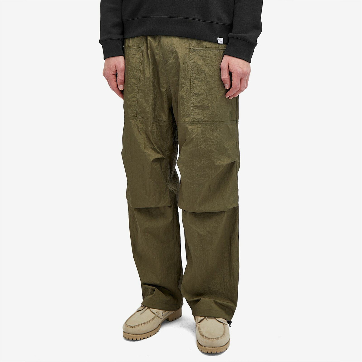 Uniform Bridge Men's Relaxed Training Pants in Olive Green