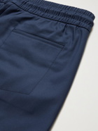 Club Monaco - Travel Slim-Fit Stretch Cotton and Nylon-Blend Trousers - Blue
