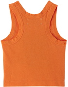 The Animals Observatory Baby Orange '15' Tank Top