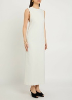 Armarium Mina Crepe Midi Dress White