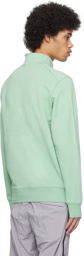 Stone Island Green Half-Zip Sweatshirt