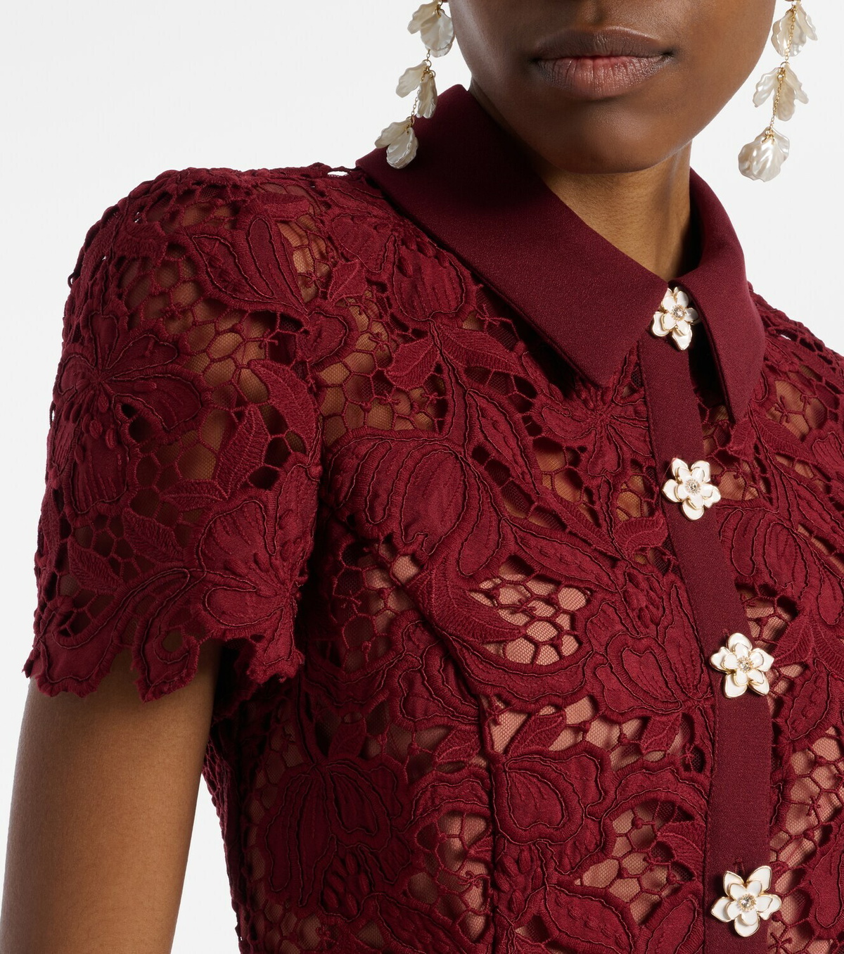 Self-Portrait Lace minidress