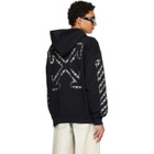 Off-White Black Chain Arrow Diagonal Skate Hoodie