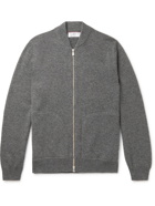 Brunello Cucinelli - Slim-Fit Cashmere Zip-Up Cardigan - Gray