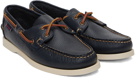 Sebago Navy Portland Martellato Boat Shoes