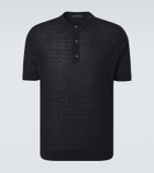 Thom Sweeney Silk and linen T-shirt