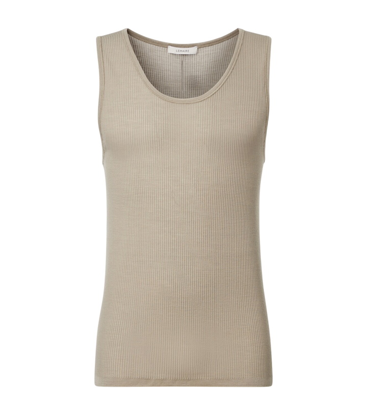 Photo: Lemaire Ribbed-knit wool tank top