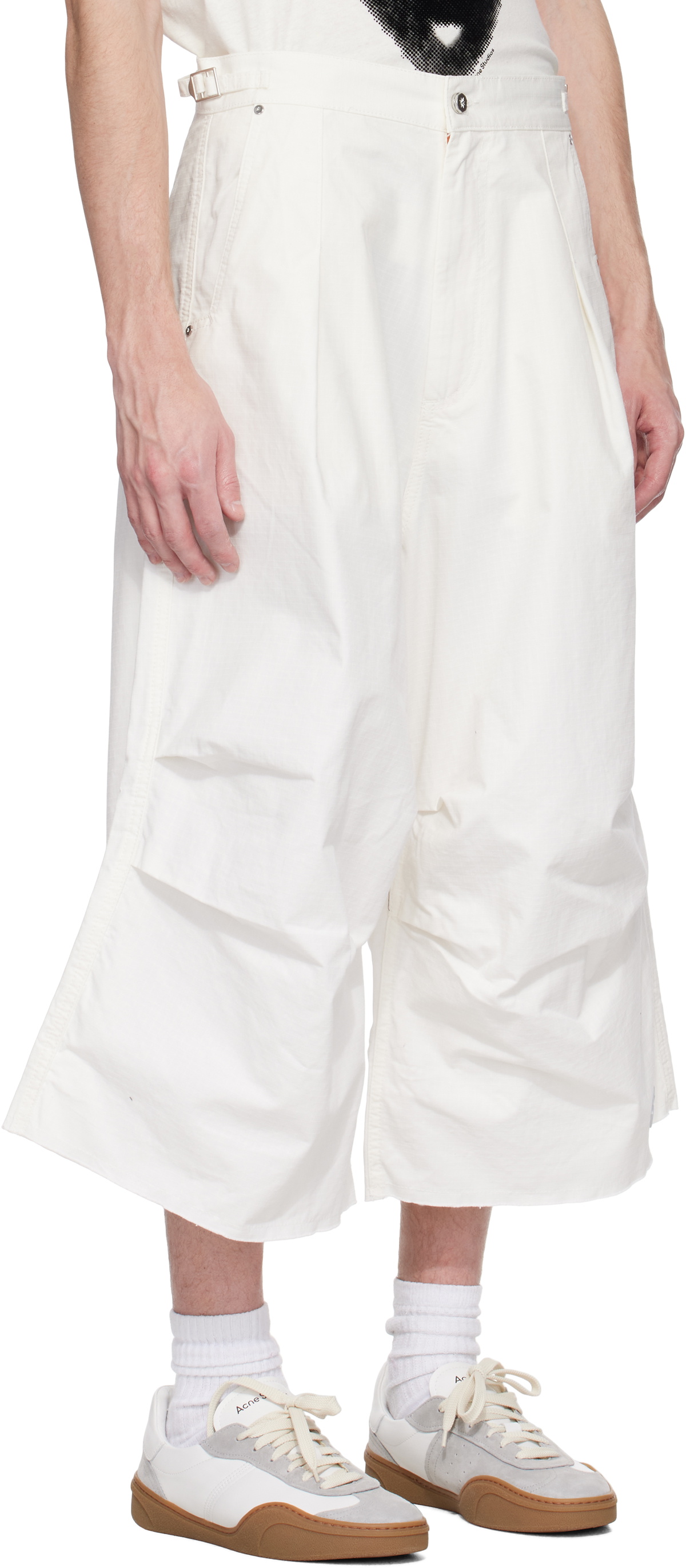 PDF White Paracadute Trousers