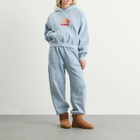SUNDAYFRUITMARKET Women's Pigment Cherry Hoodie in Sky Blue