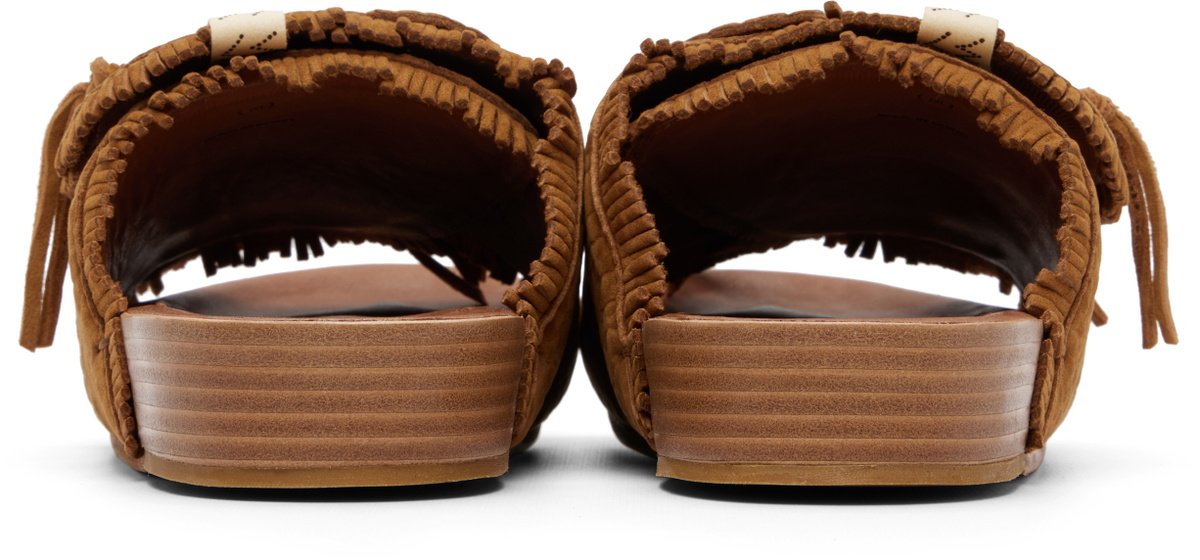 visvim Tan Christo Shaman-Folk Sandals