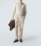 Rubinacci Manny cotton twill tapered pants