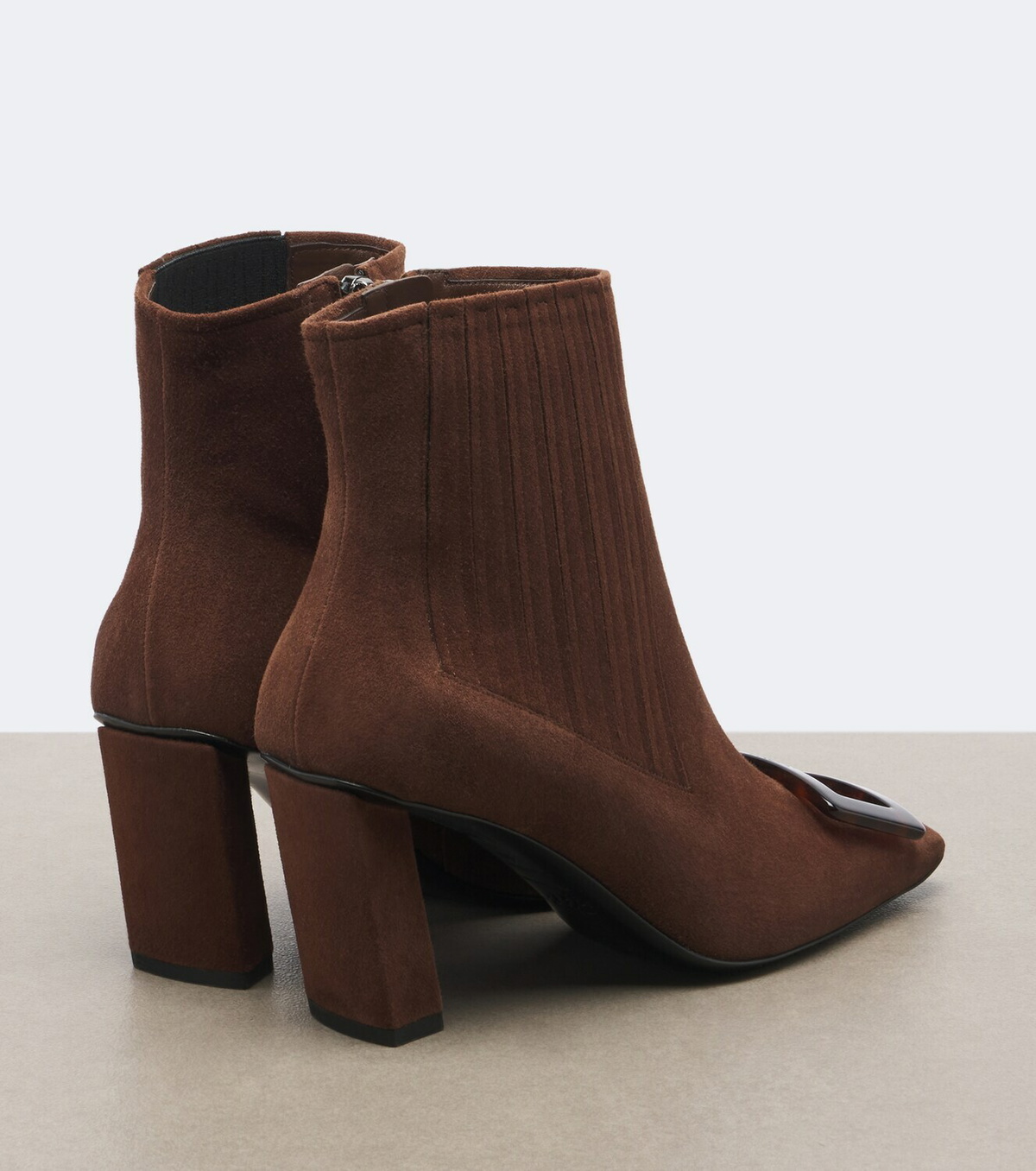 Roger Vivier Belle Vivier suede ankle boots