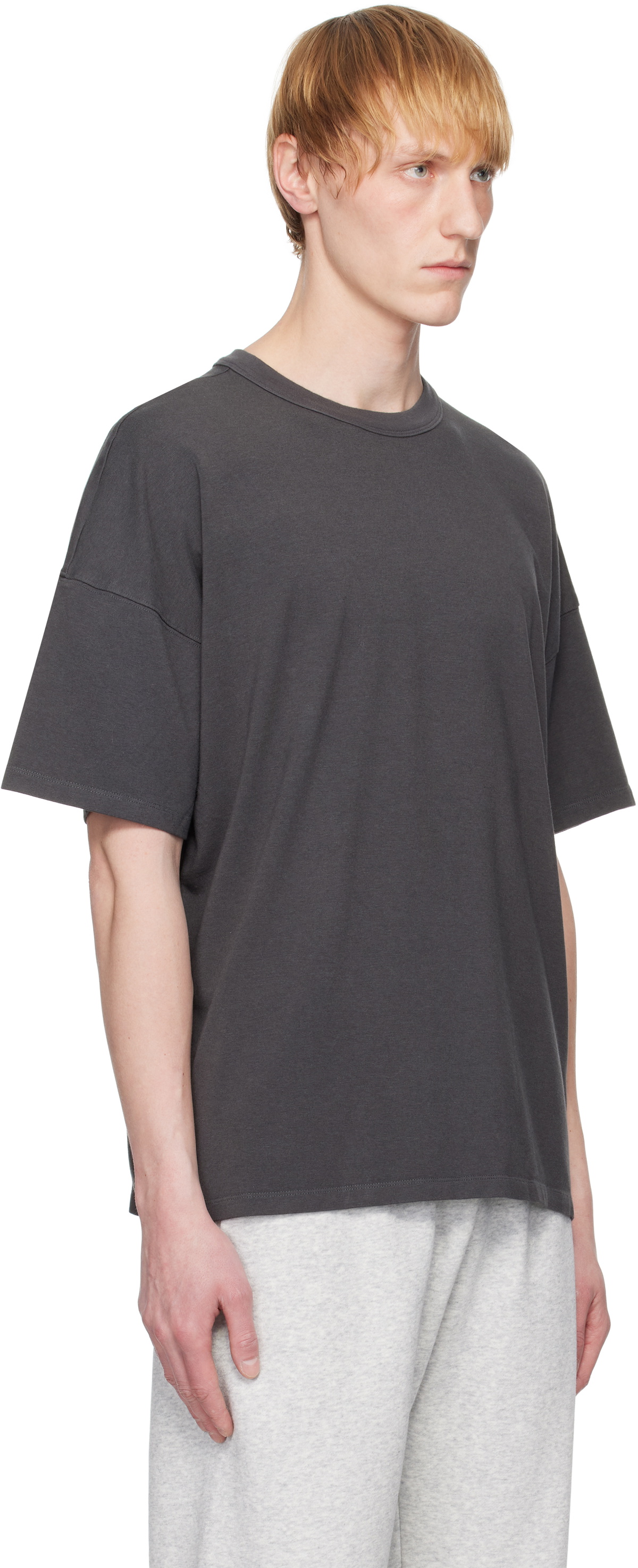 SKIMS Gray Jersey Lounge Oversized T-shirt