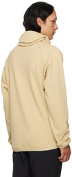 CCP Beige Ribbed Hoodie