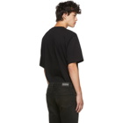 Balenciaga Black Paris Laurel Regular Fit T-Shirt