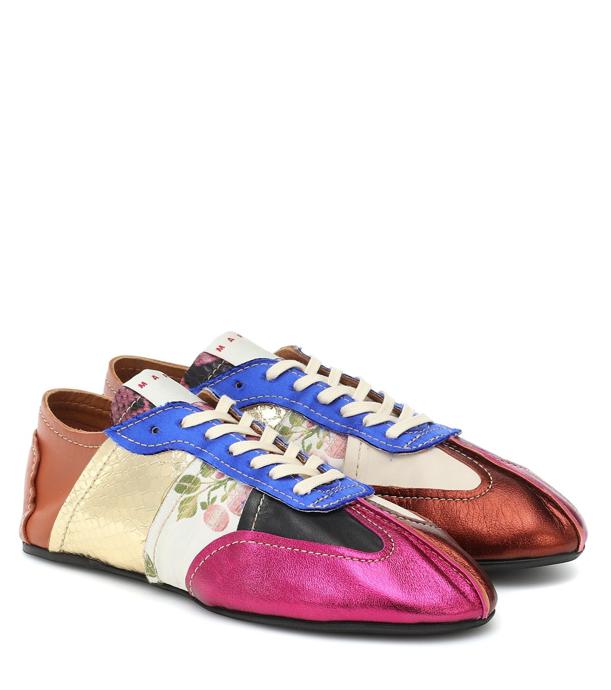 【関税&送料込】Marni Leather Sneaker ブラック ナッパレザー製 Softy Soccer スニーカー | Marni