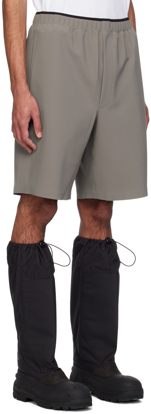 GR10K Taupe Taped Bonded Shorts