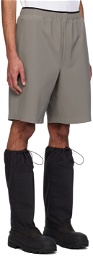 GR10K Taupe Taped Bonded Shorts