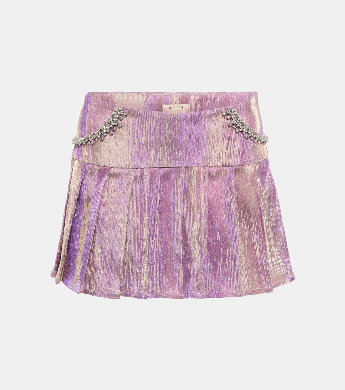 Miss Sohee Embellished pleated miniskirt