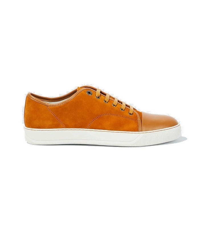 Photo: Lanvin DBB1 suede and leather sneakers