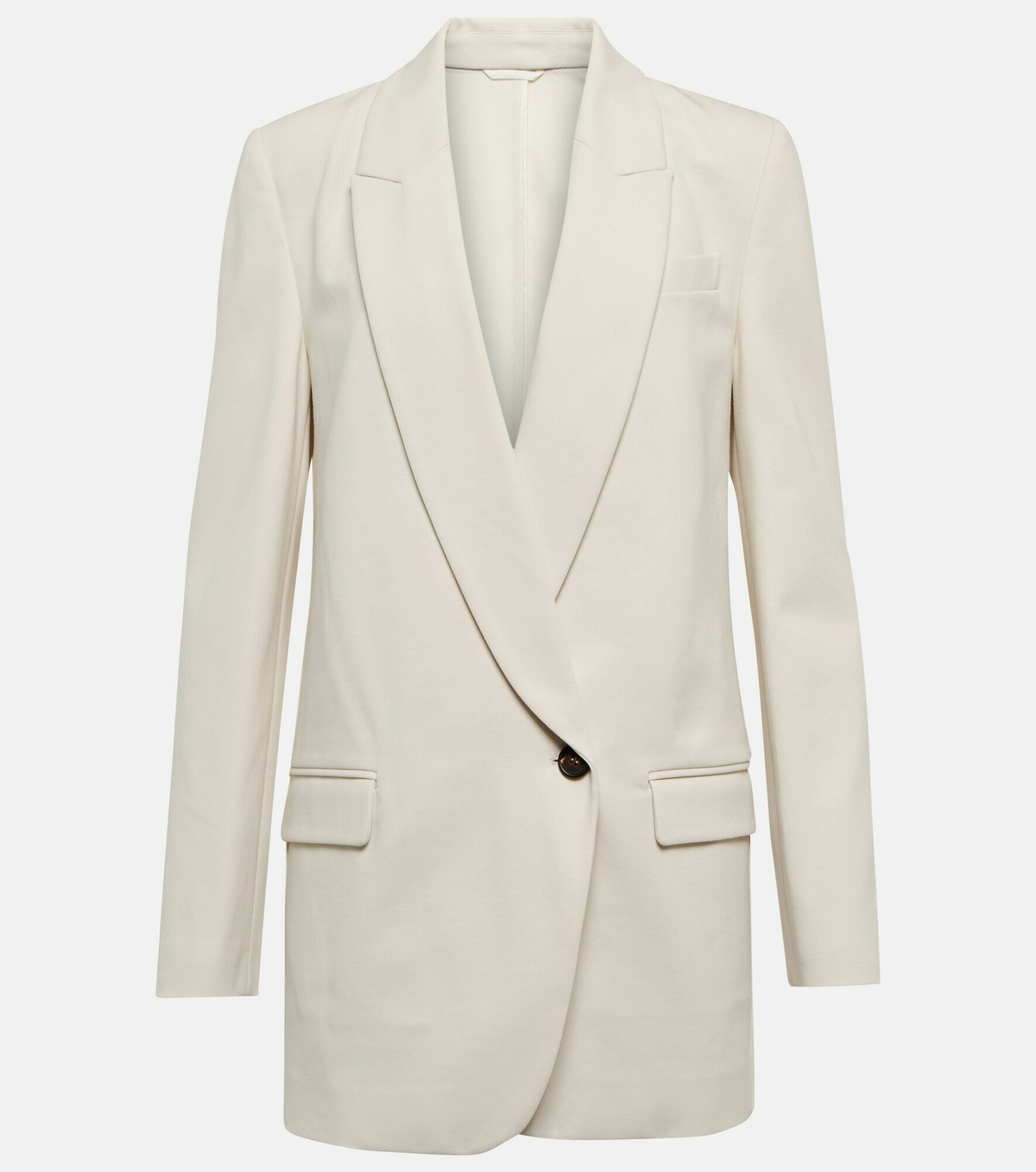 Brunello Cucinelli Women's Cotton Blazer White