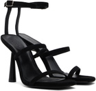 GIABORGHINI Black Adaline Heeled Sandals