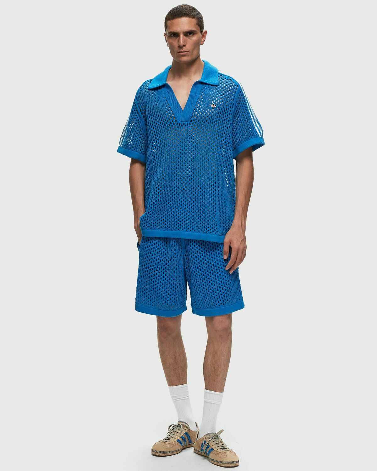 adidas Polo Shirt x CLOT By Edison Chen in Blue | SVD USA