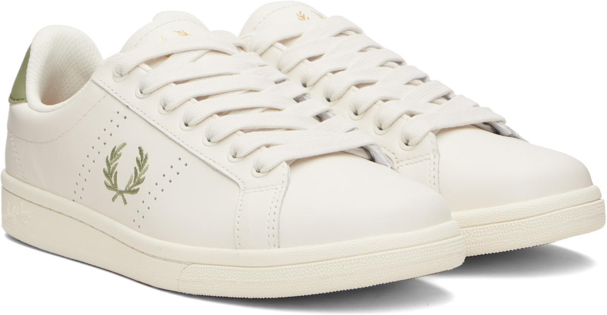 Fred Perry White B721 Leather Sneakers