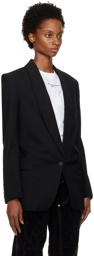 Stella McCartney Black Shawl Lapel Blazer