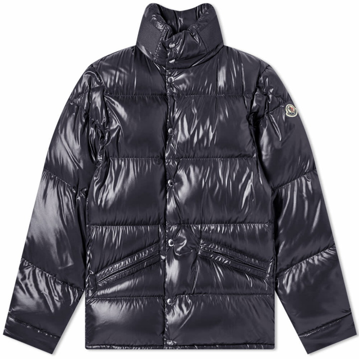 Photo: Moncler Men's Rateau Down Jacket in Navy