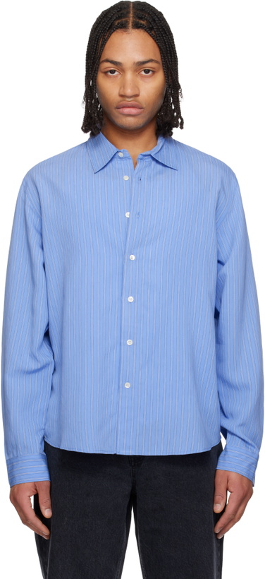 Photo: HOPE Blue Relaxed Button-Up Shirt
