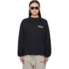 Fear of God ESSENTIALS Black Classic Long Sleeve T-shirt