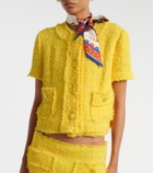 Dolce&Gabbana Cotton-blend tweet jacket
